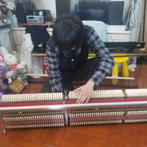 形樂鋼琴調音維修 Kata Music Piano Tuning In Hong Kong &Bull; Upright Action